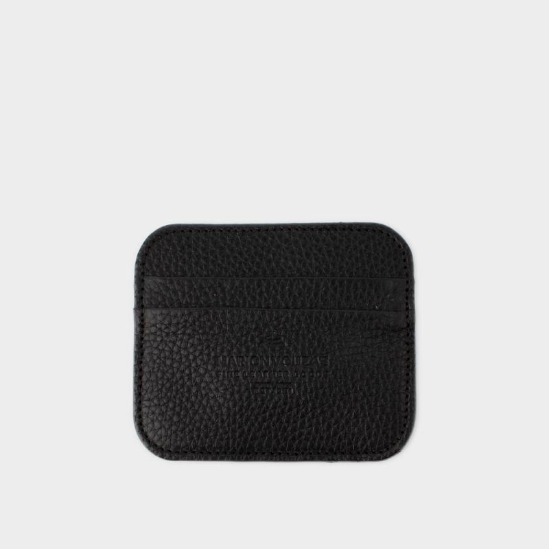 Vachetta leather card holder