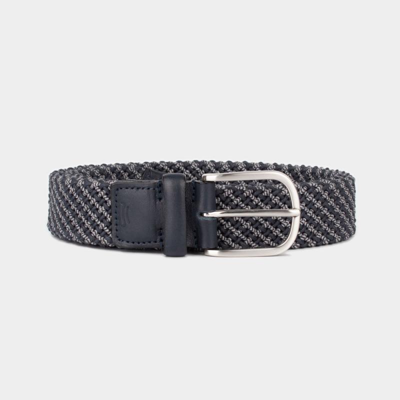 Elastic woven belt