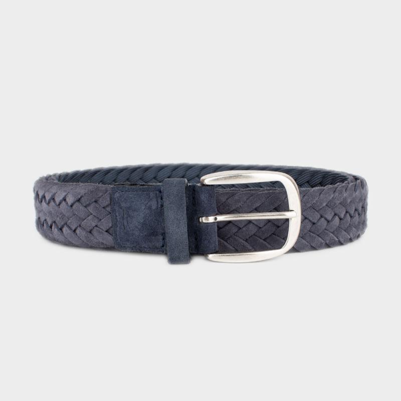 Suede woven belt