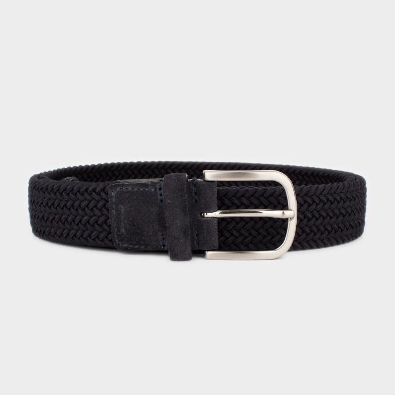 Woven elastic cotton belt