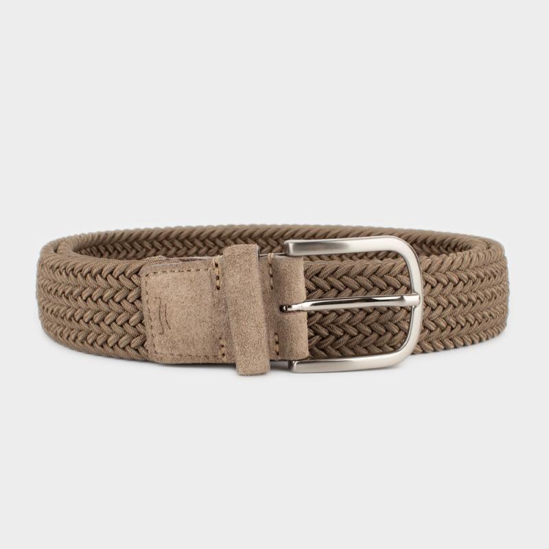 Woven elastic cotton belt