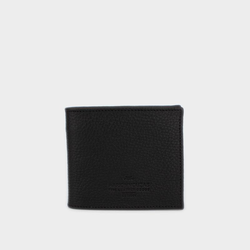 Vachetta leather wallet with coin pocket