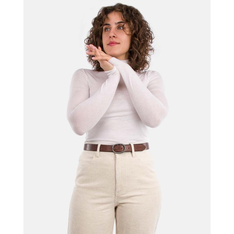 Απλή δερμάτινη ζώνη βακέτας