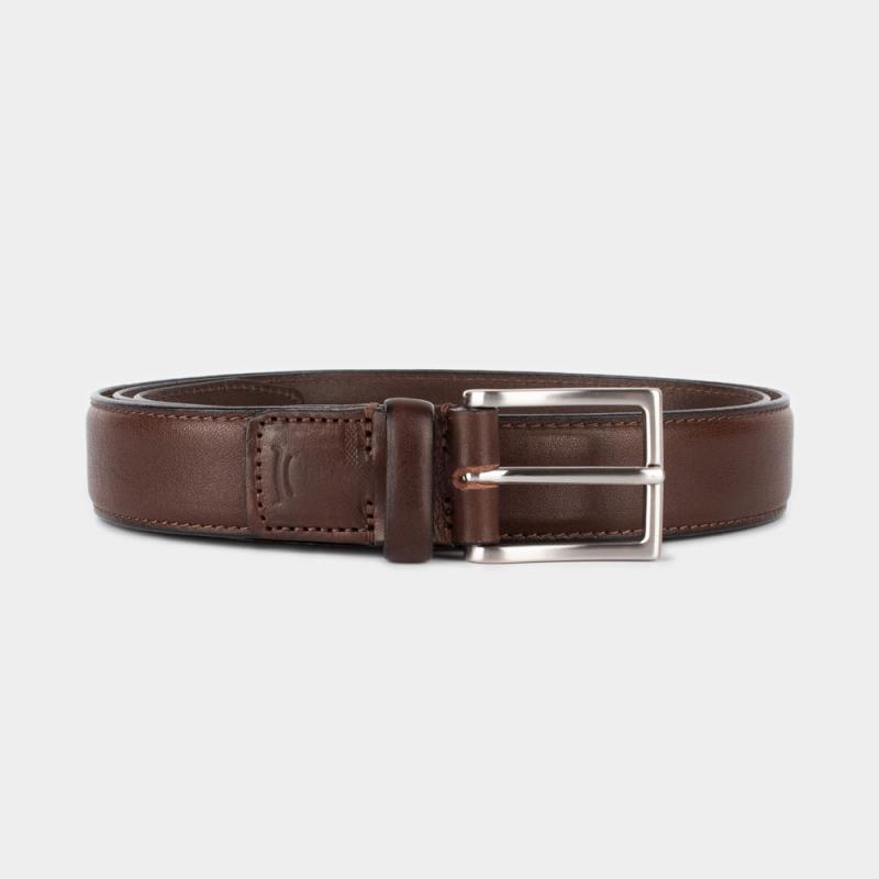 Vachetta leather belt 3.0cm