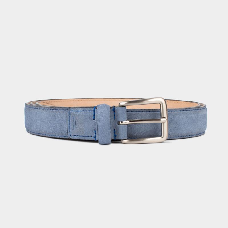 Basic suede leather belt