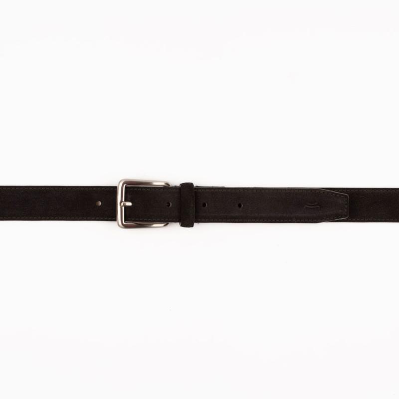Basic suede leather belt