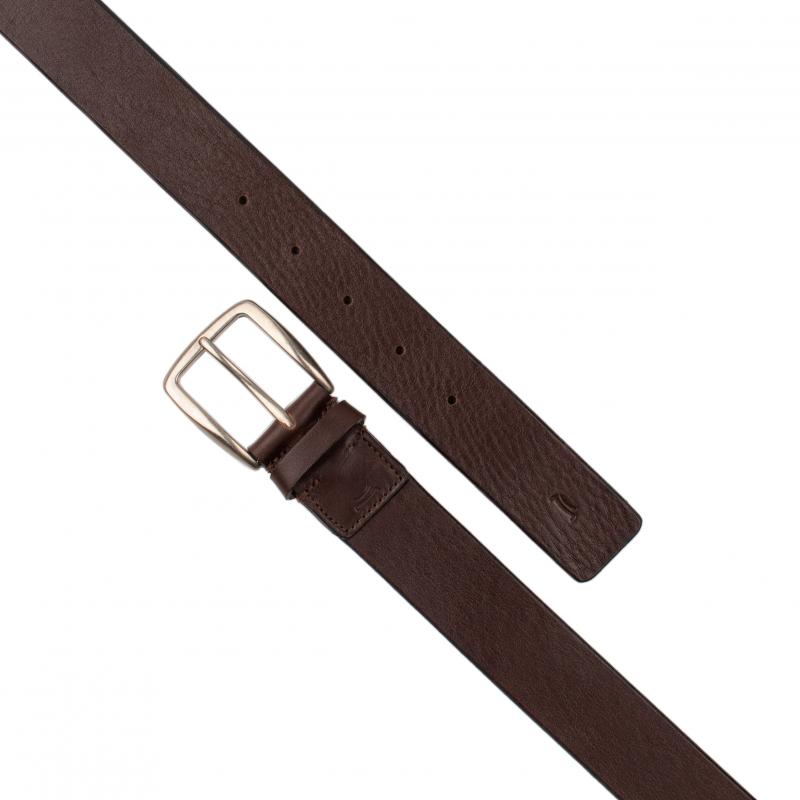 Απλή δερμάτινη ζώνη βακέτας 4,0εκ