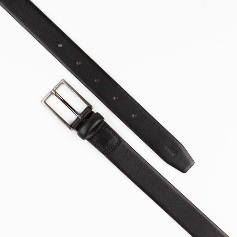 Formal vachetta leather belt