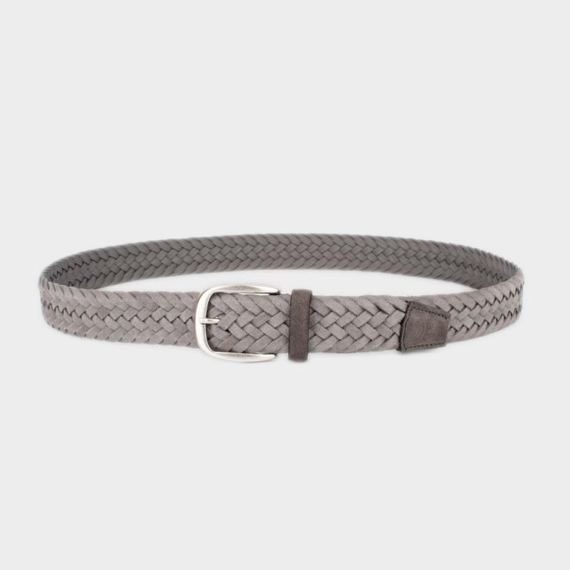 Suede woven belt