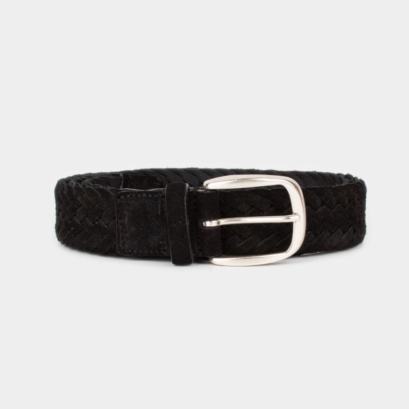 Suede woven belt