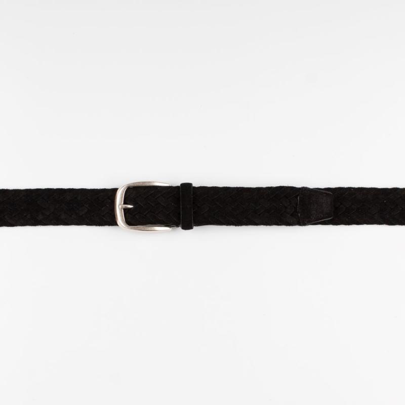 Suede woven belt