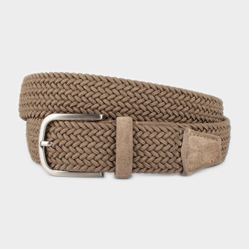 Woven elastic cotton belt