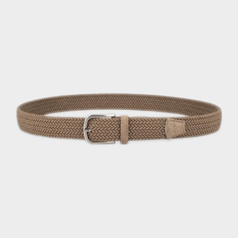 Woven elastic cotton belt
