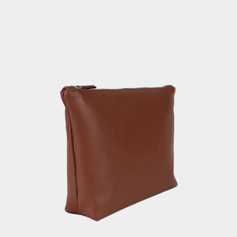 Soft cow leather pouch