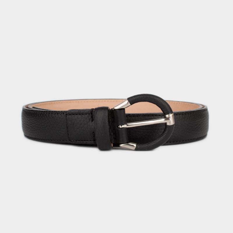 Basic vachetta leather belt