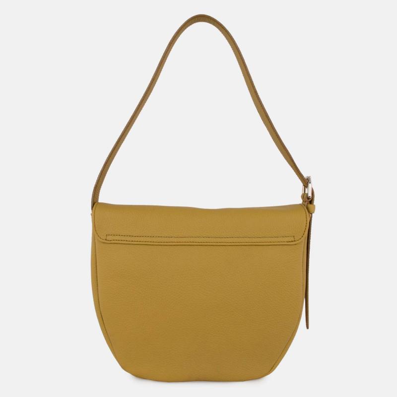 Soft leather shoulder bag